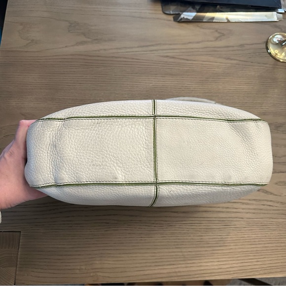Cole Haan Leather White and Green Women's Bag - Picture 3 of 5